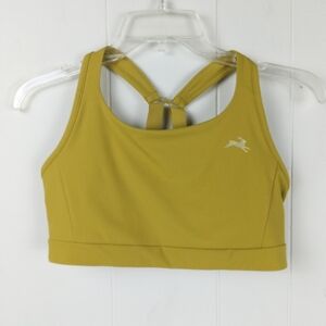 Tracksmith Allston Adjustable Sports Bra Size S Green Convertible J-hook